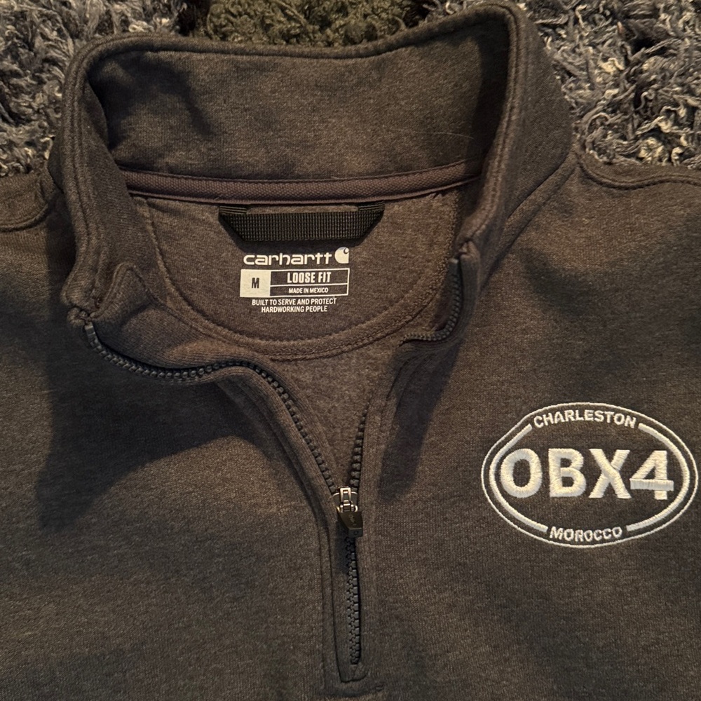 Carhartt Quarter Zip Official Outer Banks TV Show Sweater - Picture 3 of 5